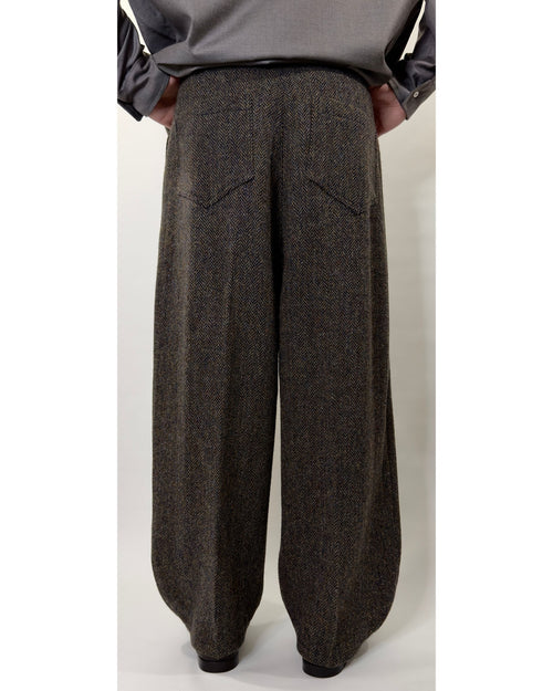 Basalt Rum Harris Tweed Trousers