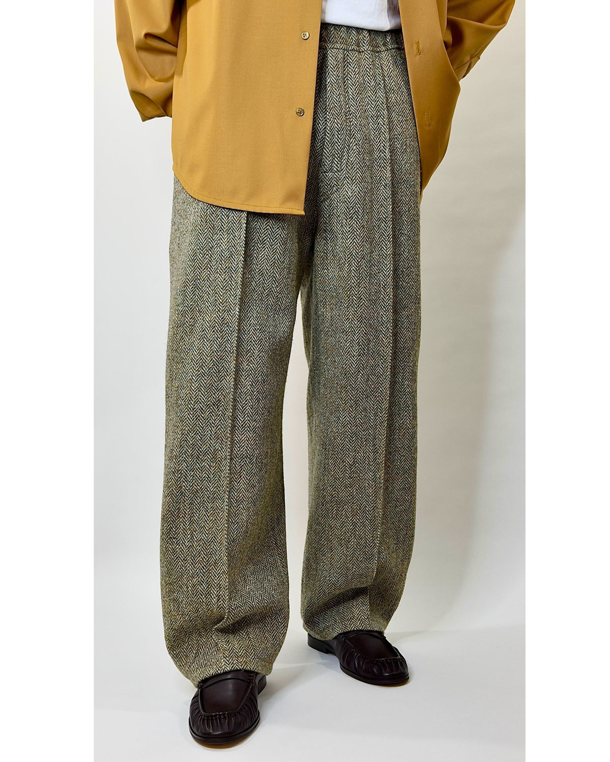 Cactus Heath Harris Tweed Trousers