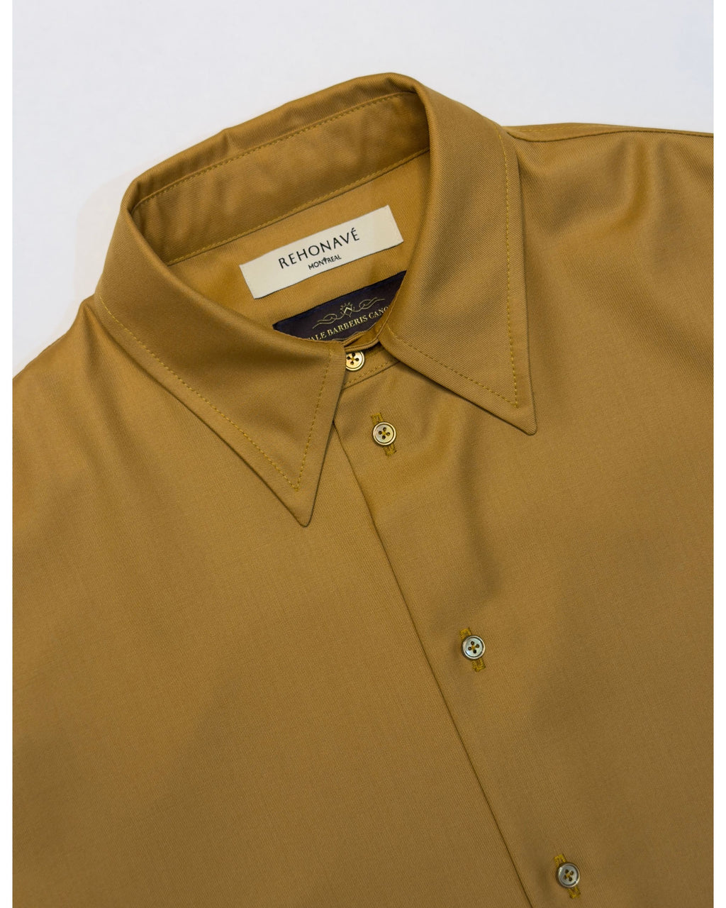 Smelted Ochre Super 110s Wool Shirt
