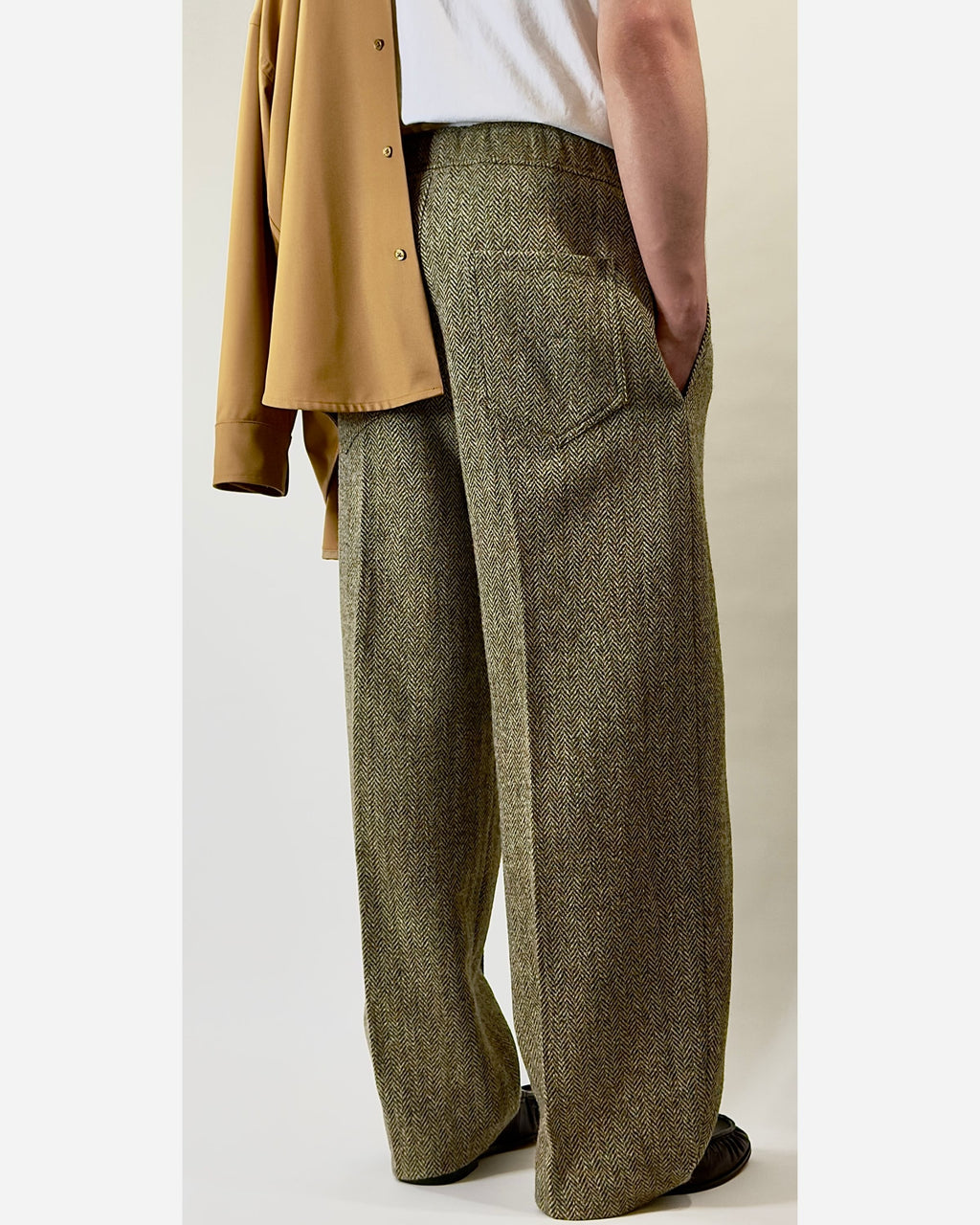 Cactus Heath Harris Tweed Trousers