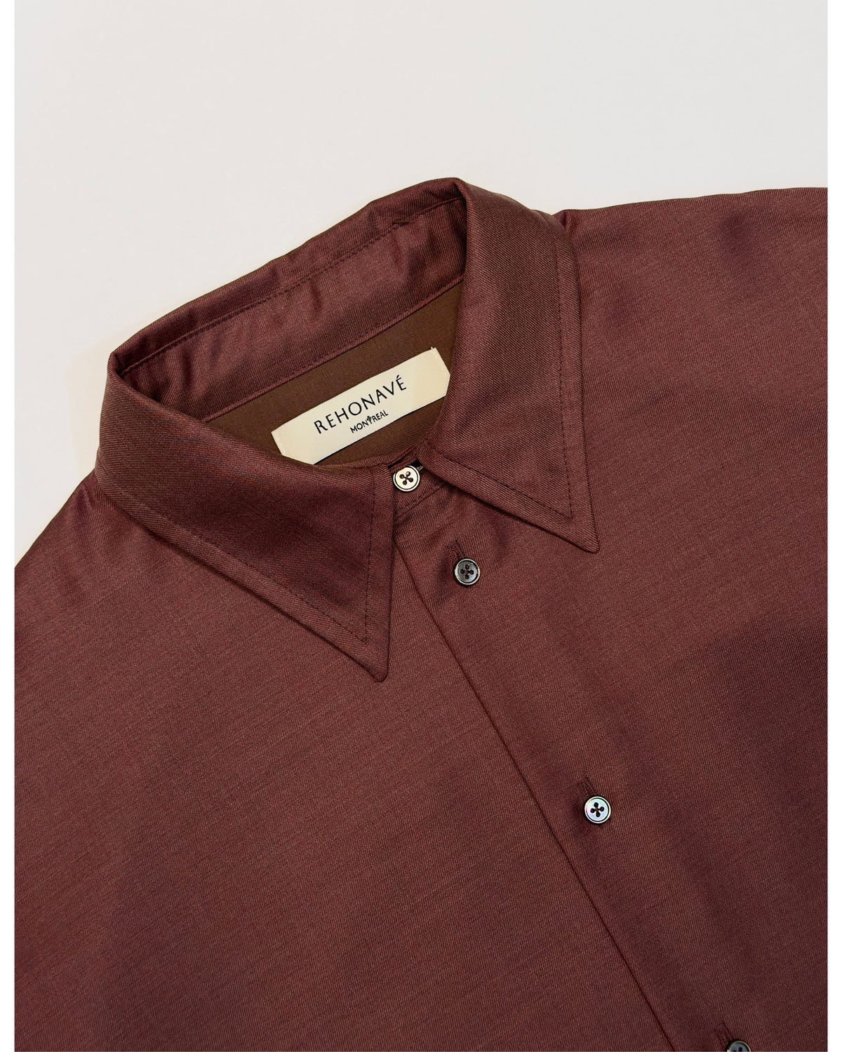 Mineral Madder Super 130s Wool Shirt