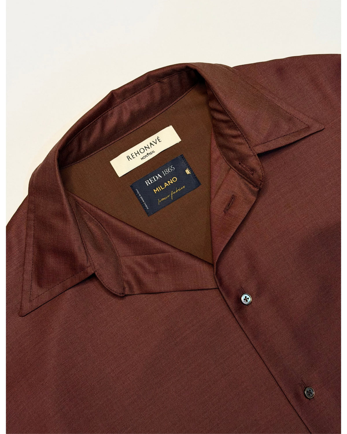 Mineral Madder Super 130s Wool Shirt