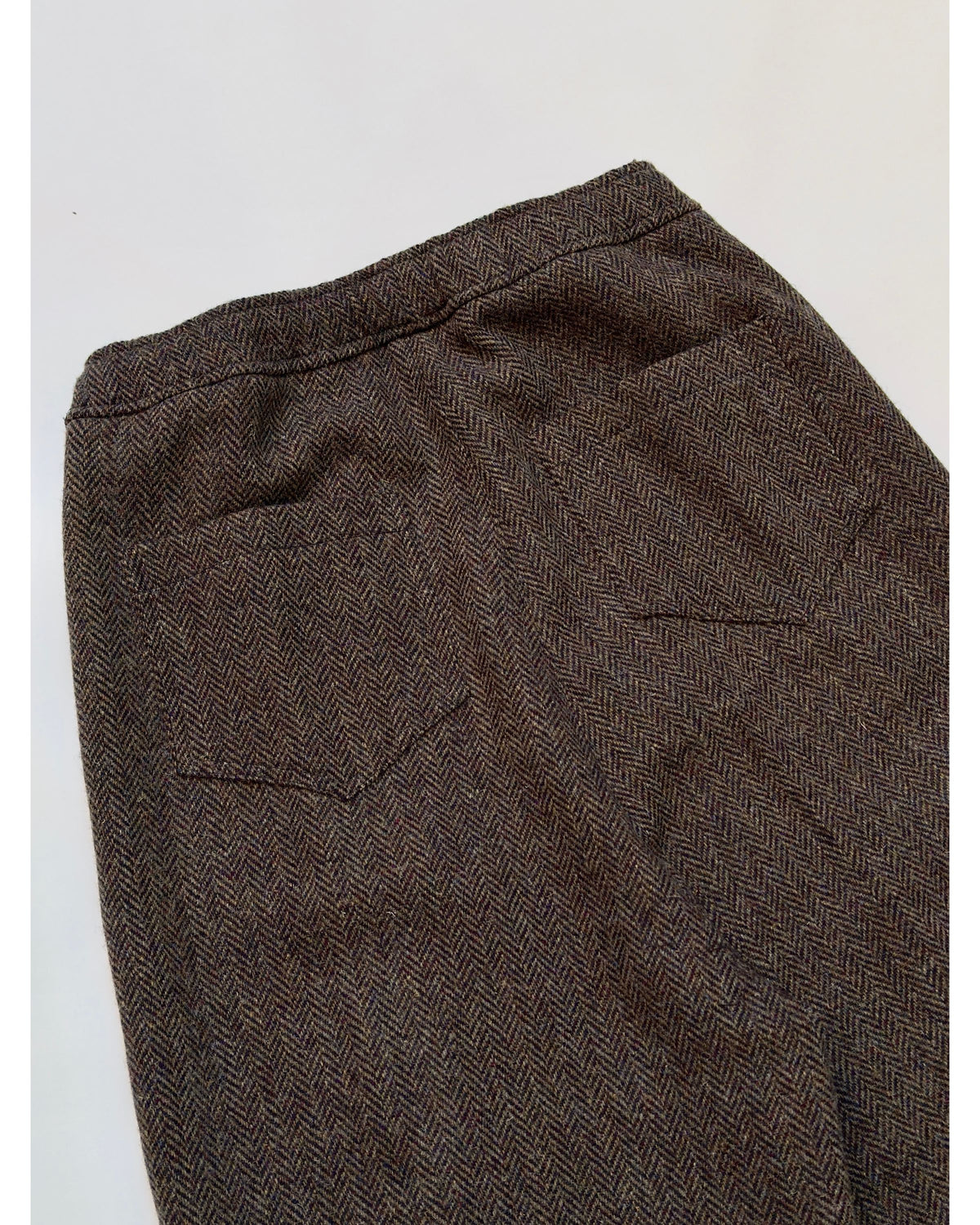 Basalt Rum Harris Tweed Trousers